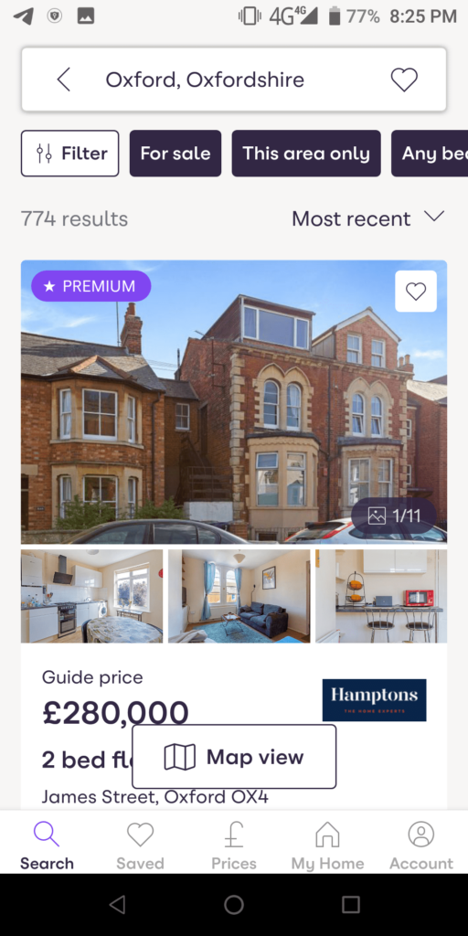 Zoopla Search