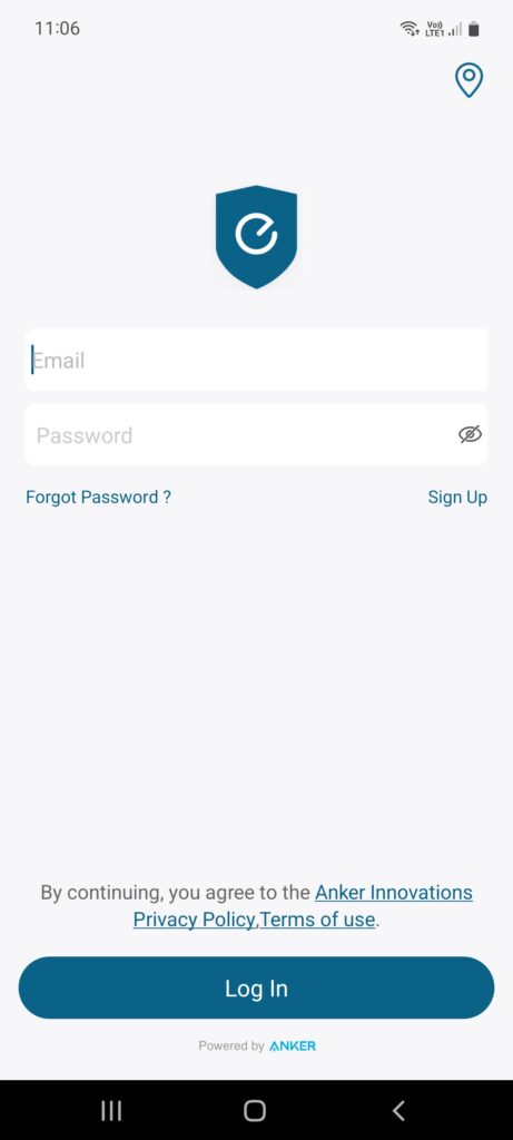 eufy Security Log in