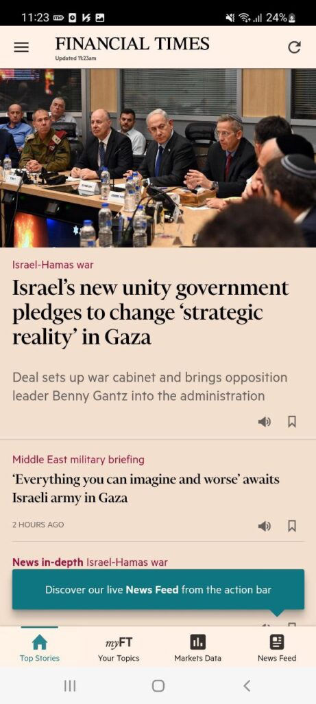 Financial Times Homepage