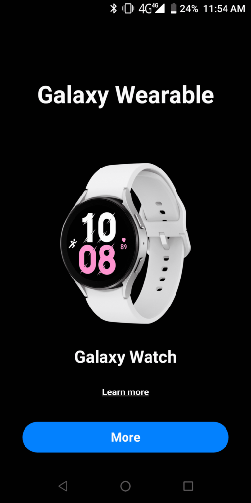 Galaxy Wearable Connect