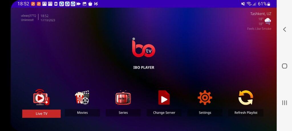 IBO Player Homepage