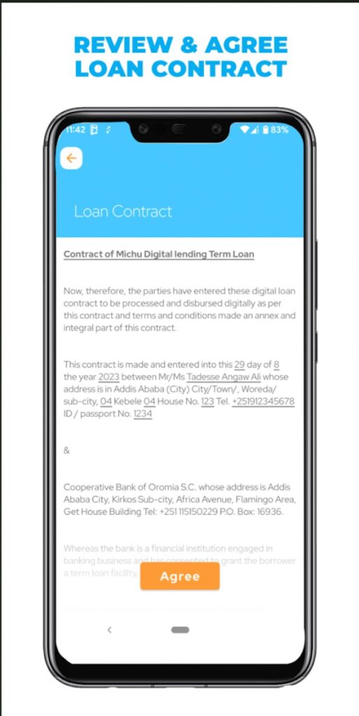 Michu Loan contract