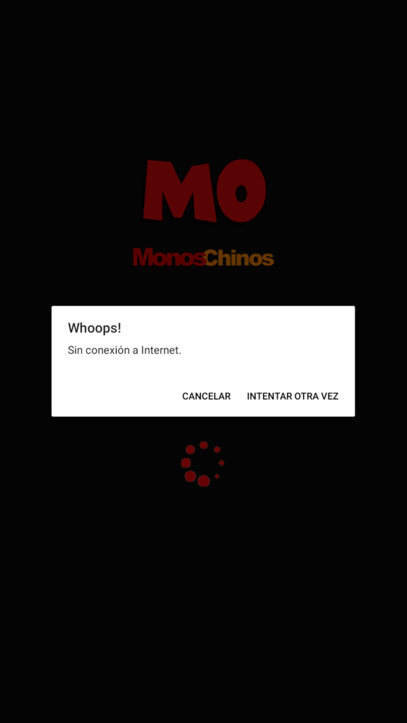 MonosChinos Sin conexión