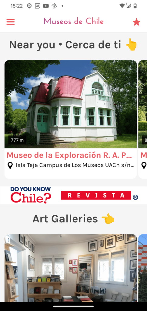 Museos de Chile Inicio