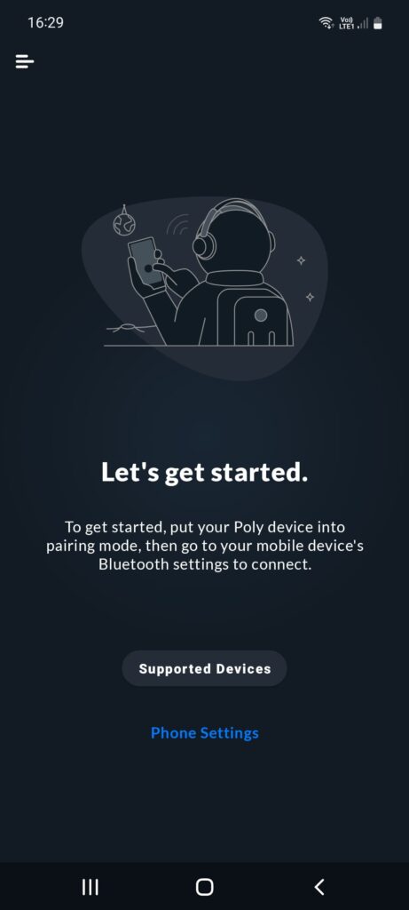 Poly Lens Main page