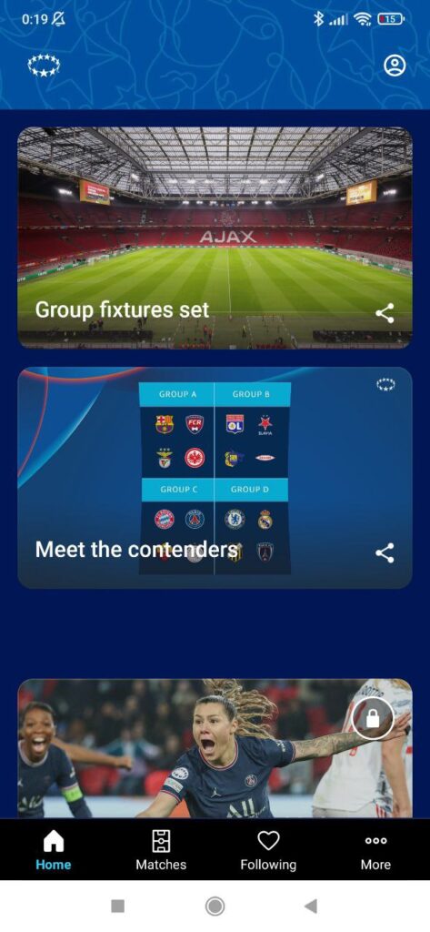UEFA Womens Champions League Homepage