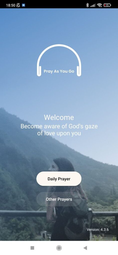 Pray As You Go Main page