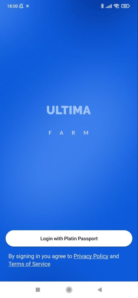 Ultima Farm Log in