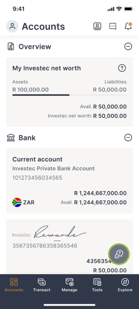 Investec Accounts