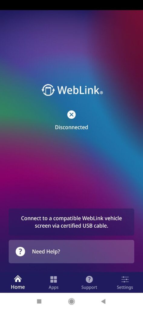 WebLink Host Homepage