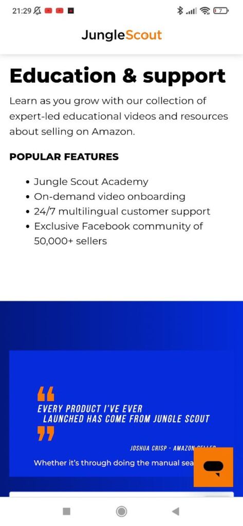 Jungle Scout Support
