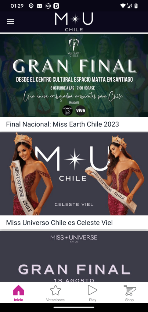 Miss Chile Inicio