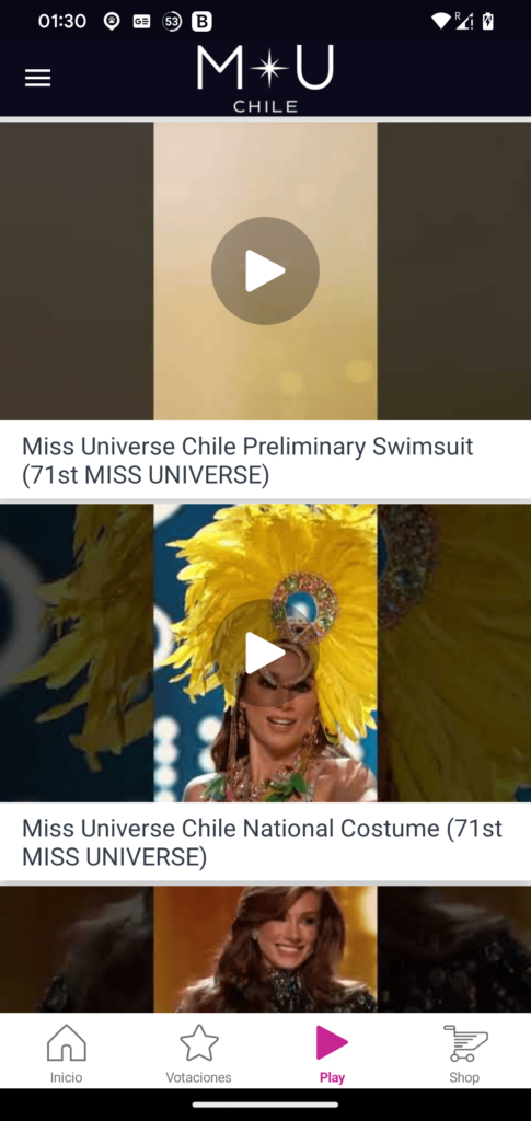 Miss Chile Play