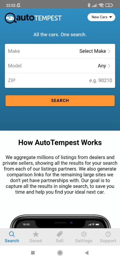 AutoTempest Search