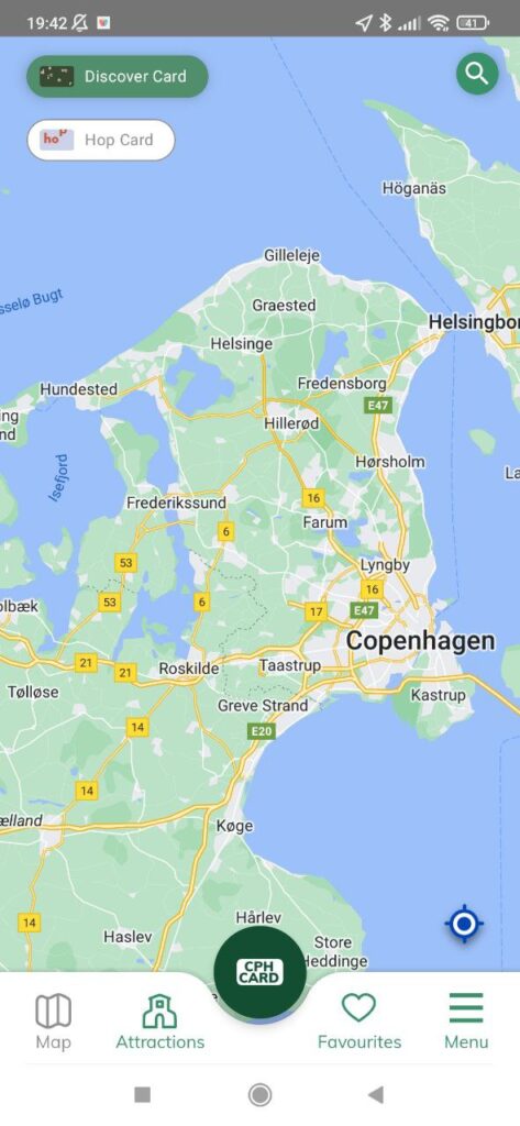 Copenhagen Card Map