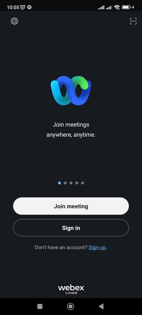 Cisco Webex Meetings Join