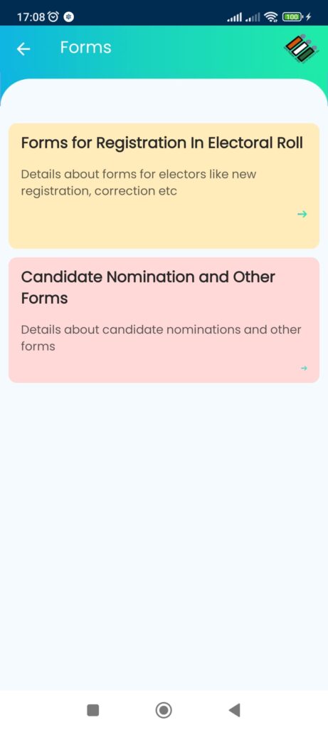 Voter Helpline Forms