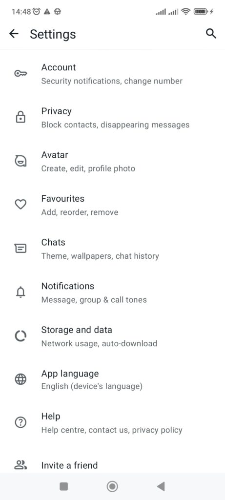 WhatsApp Huawei Settings