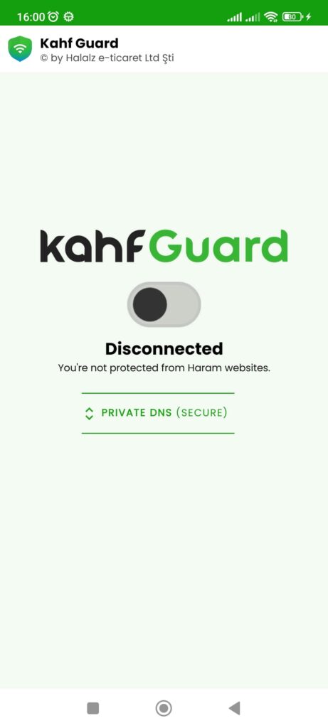 Kahf Guard Disconnected