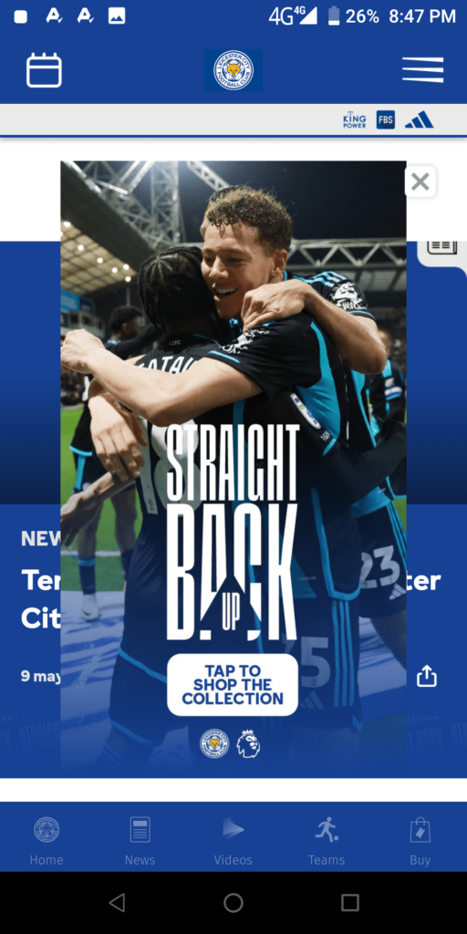 Leicester City Homepage