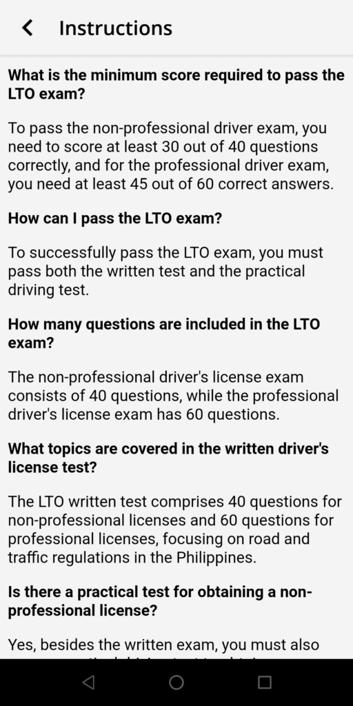 LTO Exam Reviewer Instructions