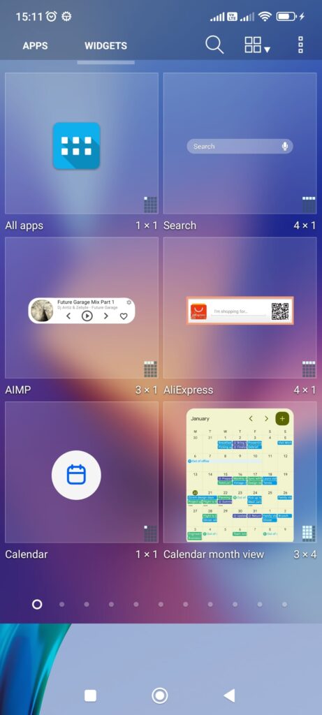 ZenUI Widgets