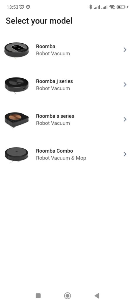 iRobot Home Select model