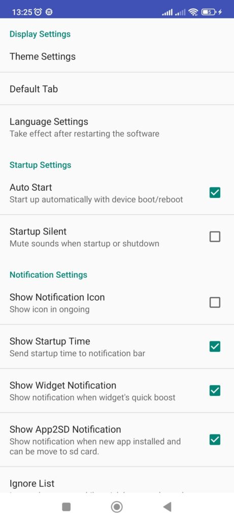 Android Assistant Settings