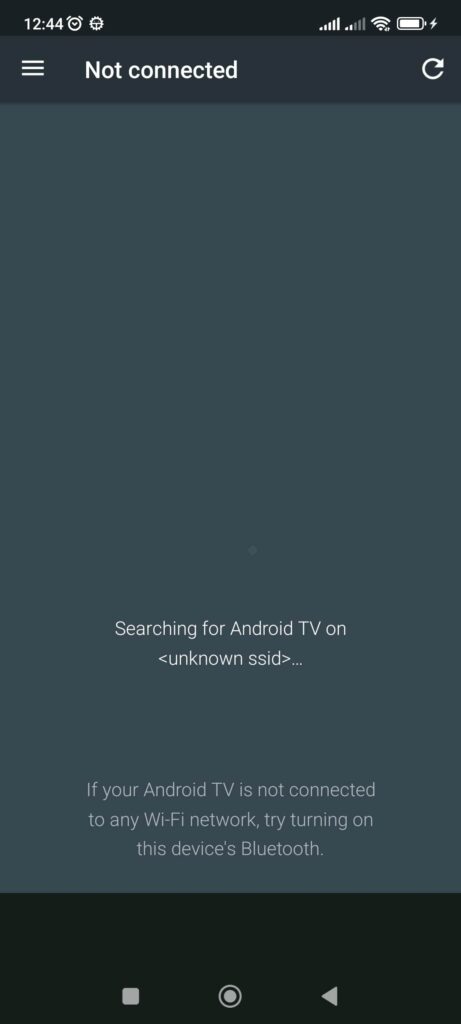 Android TV Remote Search