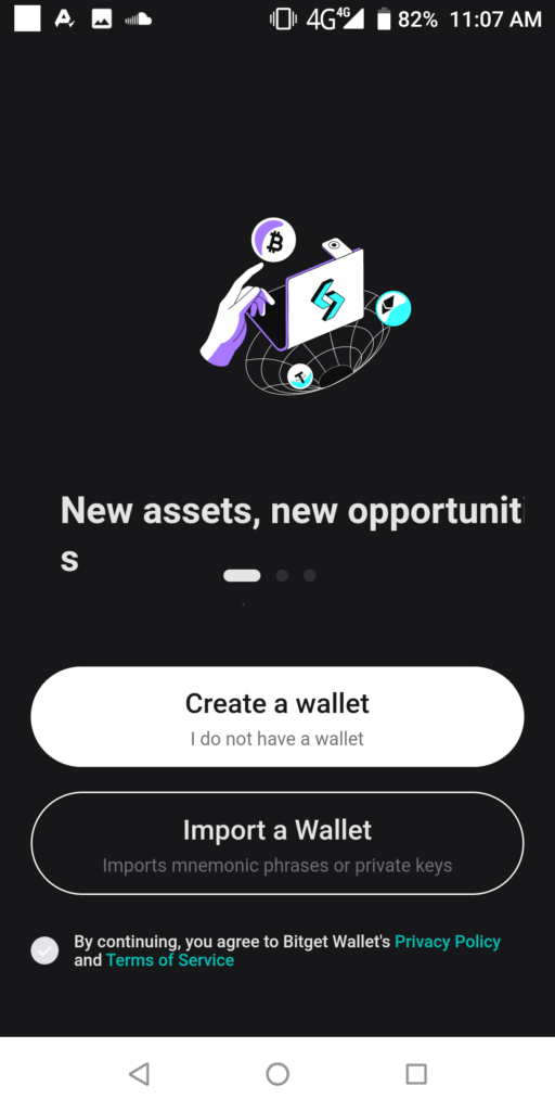 Bitget Wallet Create