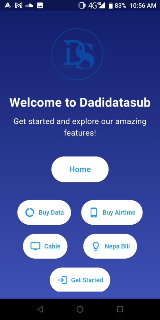 Dadidatasub Get started