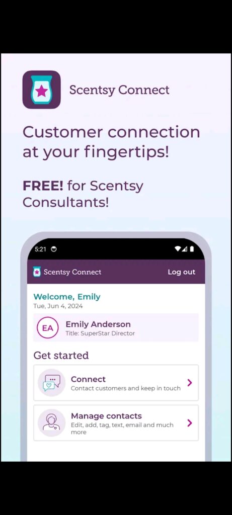 Scentsy Connect Customers