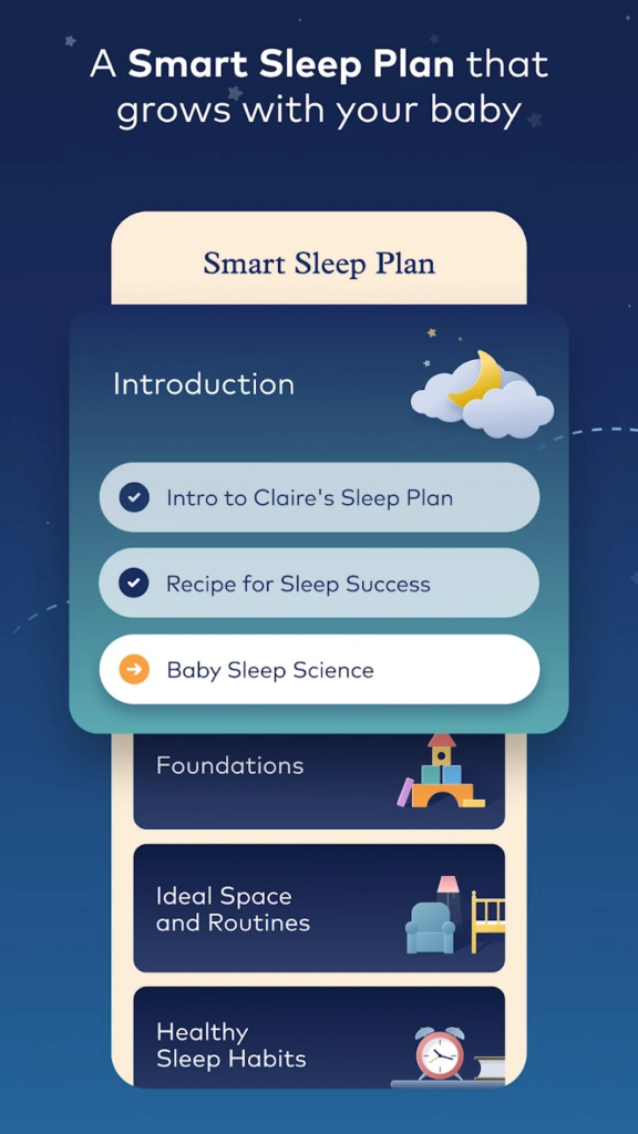 Smart Sleep Coach by Pampers Sleep plan