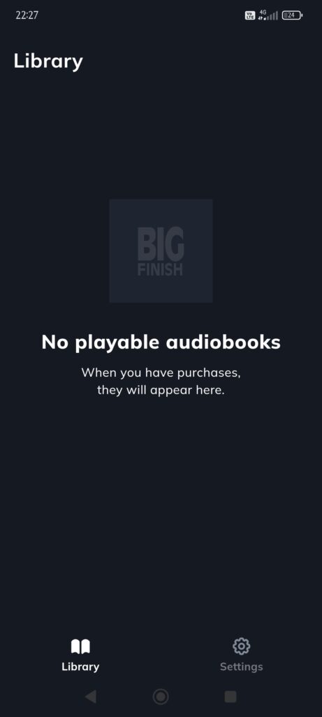 Big Finish Audiobook Player Library