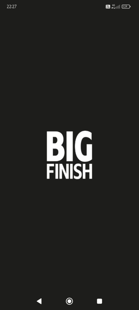 Big Finish Audiobook Player Start