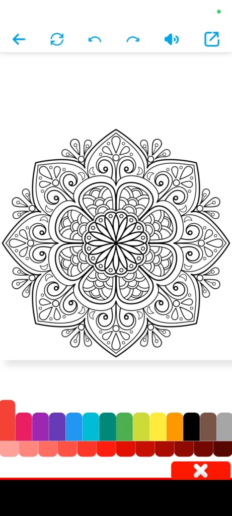 Coloring Book For Relaxation Colors