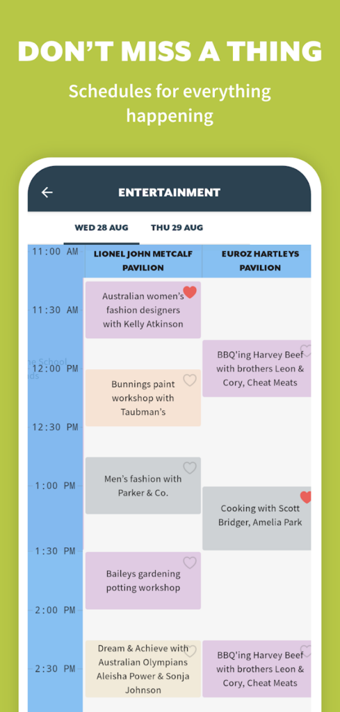 Dowerin Machinery Field Days Schedule