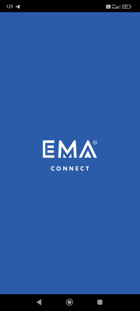 EMA Connect Start page