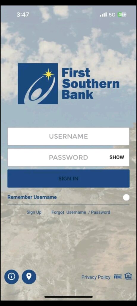 First Southern Bank IL Login