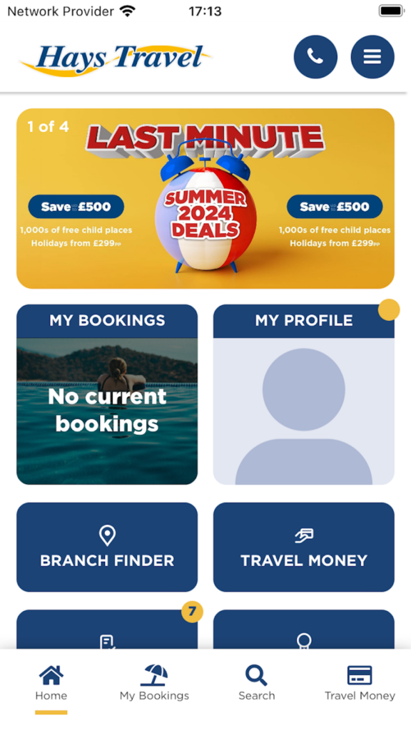 Hays Travel Homepage