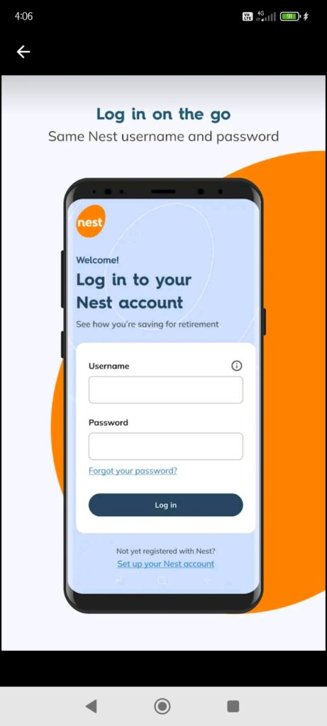 Nest Pensions Log in