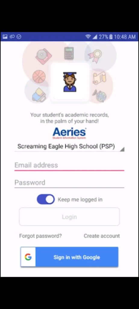 Aeries Mobile Portal Login