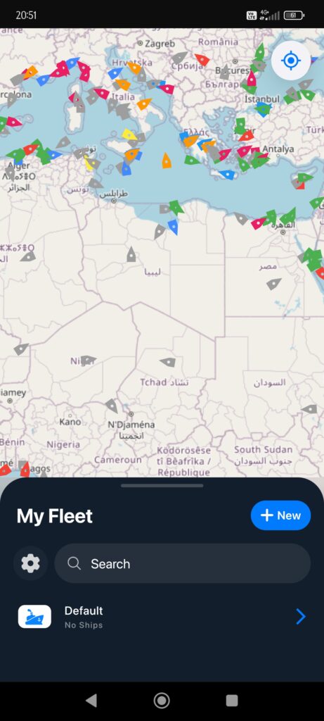 Marine Traffic Tracker Map