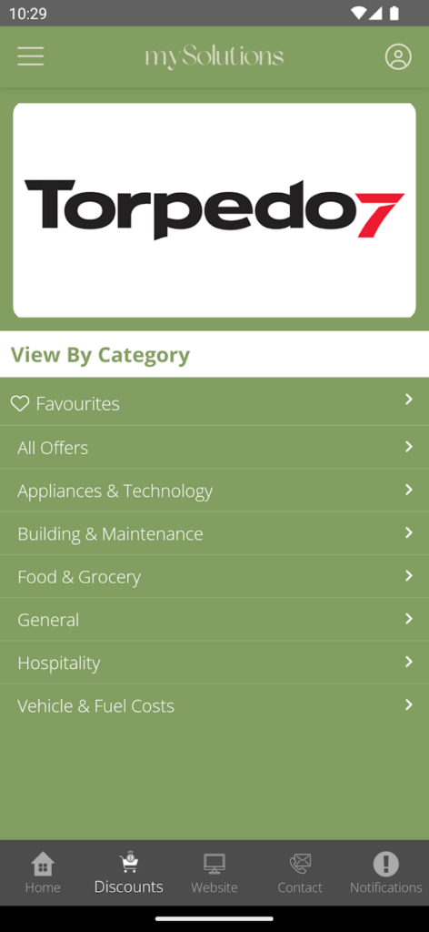 mySolutions Categories