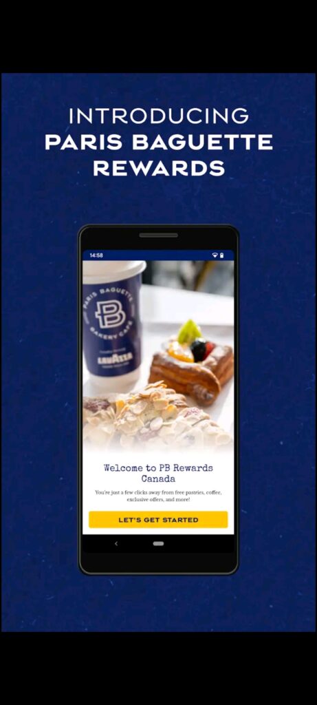 Paris Baguette Canada Rewards