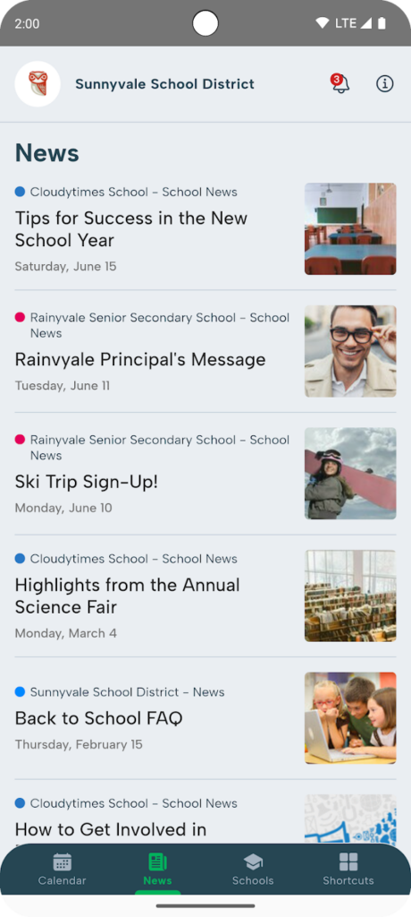 SchoolGuide 2 News