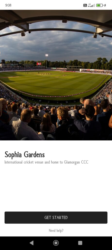 Sophia Gardens Ticketing Set started