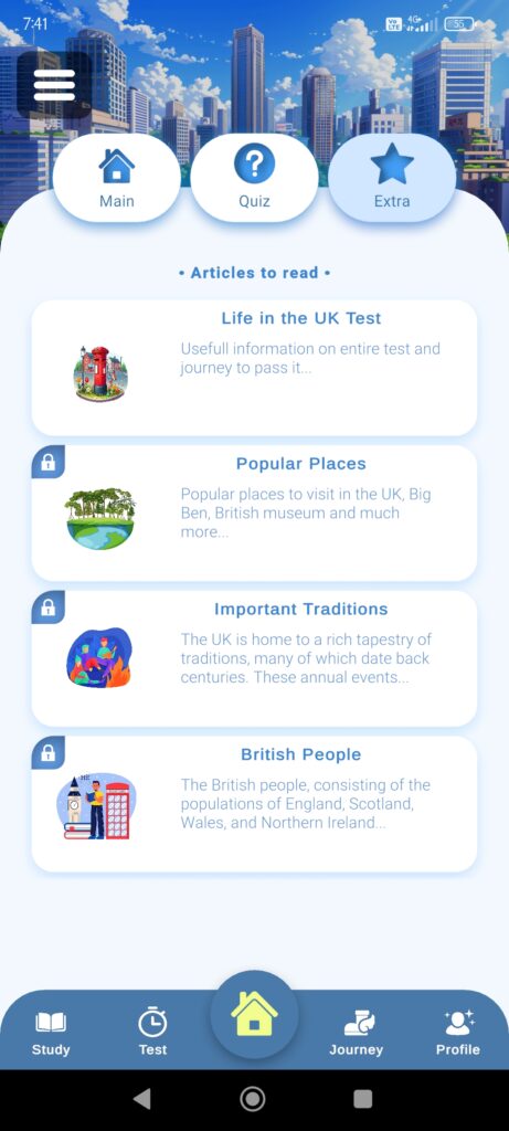 Life in the UK Prep 2024 Articles