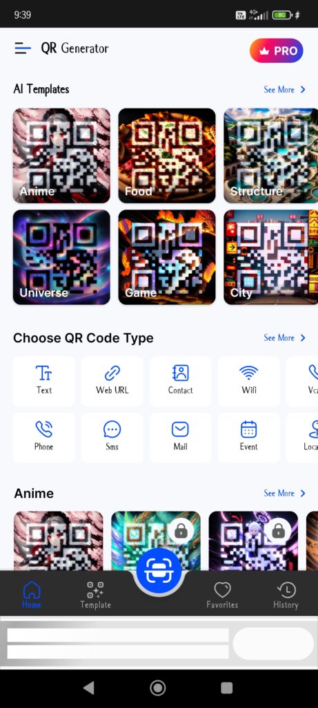 QR Code AI Generator Templates