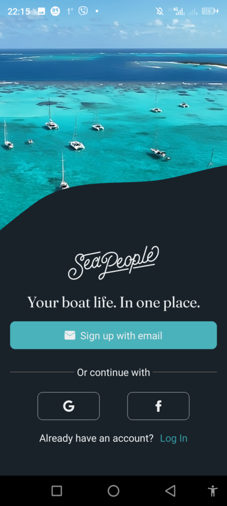 SeaPeople Sign Up